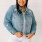 Distressed Vibes Denim Jacket