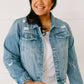 Distressed Vibes Denim Jacket
