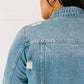 Distressed Vibes Denim Jacket