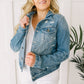 Distressed Vibes Denim Jacket