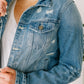 Distressed Vibes Denim Jacket