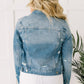 Distressed Vibes Denim Jacket