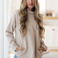 Don't Change Anything Mock Neck Pullover