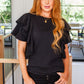 Don't Forget Me Ruffle Sleeve Top