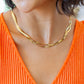 Don't Get it Twisted Herringbone Twist Necklace