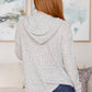 Don't Leave Me Waffle Knit Hoodie