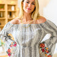 Don't Tempt Me Embroidered Blouse