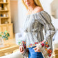 Don't Tempt Me Embroidered Blouse
