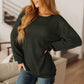 Don't Wiff It Waffle Knit Top