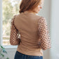 Dots on My Sleeves Blouse