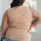 Dots on My Sleeves Blouse