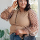 Dots on My Sleeves Blouse