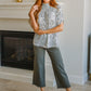 Dottie Ruched Mock Neck Blouse