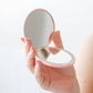 Double Take LED Compact Mirror in Pink