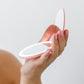 Double Take LED Compact Mirror in Pink