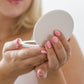 Double Take LED Compact Mirror in White