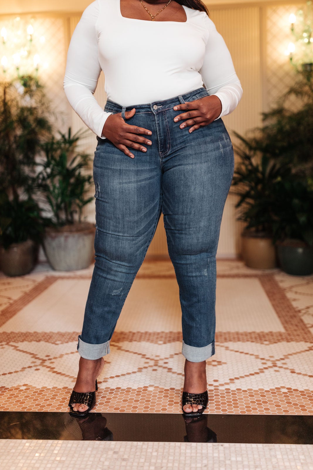 RACK SALE Double Trouble Midrise Boyfriend Jeans - SZ 22W
