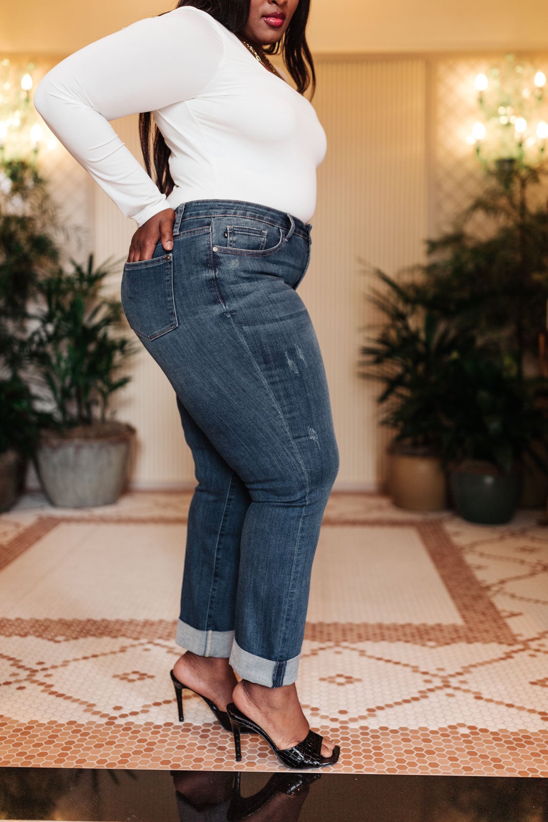 RACK SALE Double Trouble Midrise Boyfriend Jeans - SZ 22W
