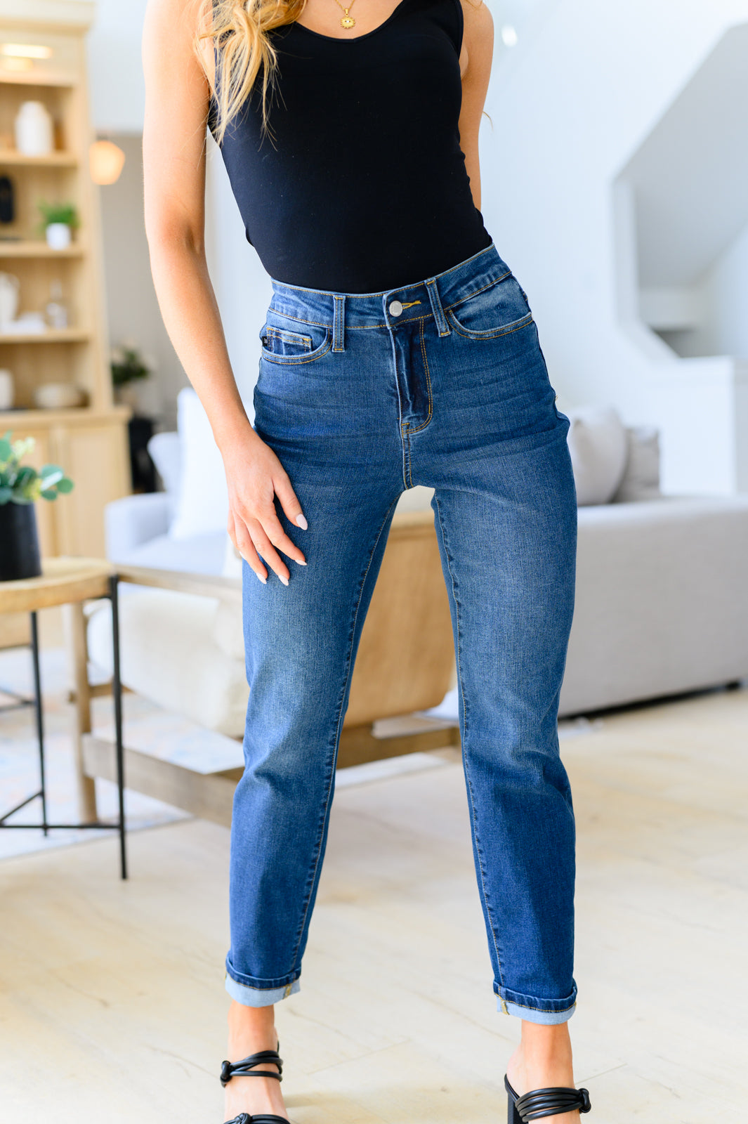 RESTOCK Judy Blue Cool Denim Boyfriend Jeans