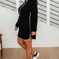 Draw Me Close Hooded Dress