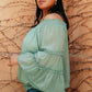 Dreaming Of Swiss Dots Top in Sage