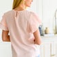 Dreams Come True Ruffle Sleeve Blouse