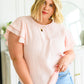 Dreams Come True Ruffle Sleeve Blouse