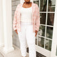 Dressed in Plaid Blazer In Pink