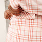 Dressed in Plaid Blazer In Pink