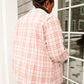 Dressed in Plaid Blazer In Pink
