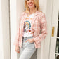 Dressed in Plaid Blazer In Pink
