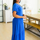 Drift Away Tiered Midi Dress