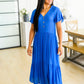 Drift Away Tiered Midi Dress