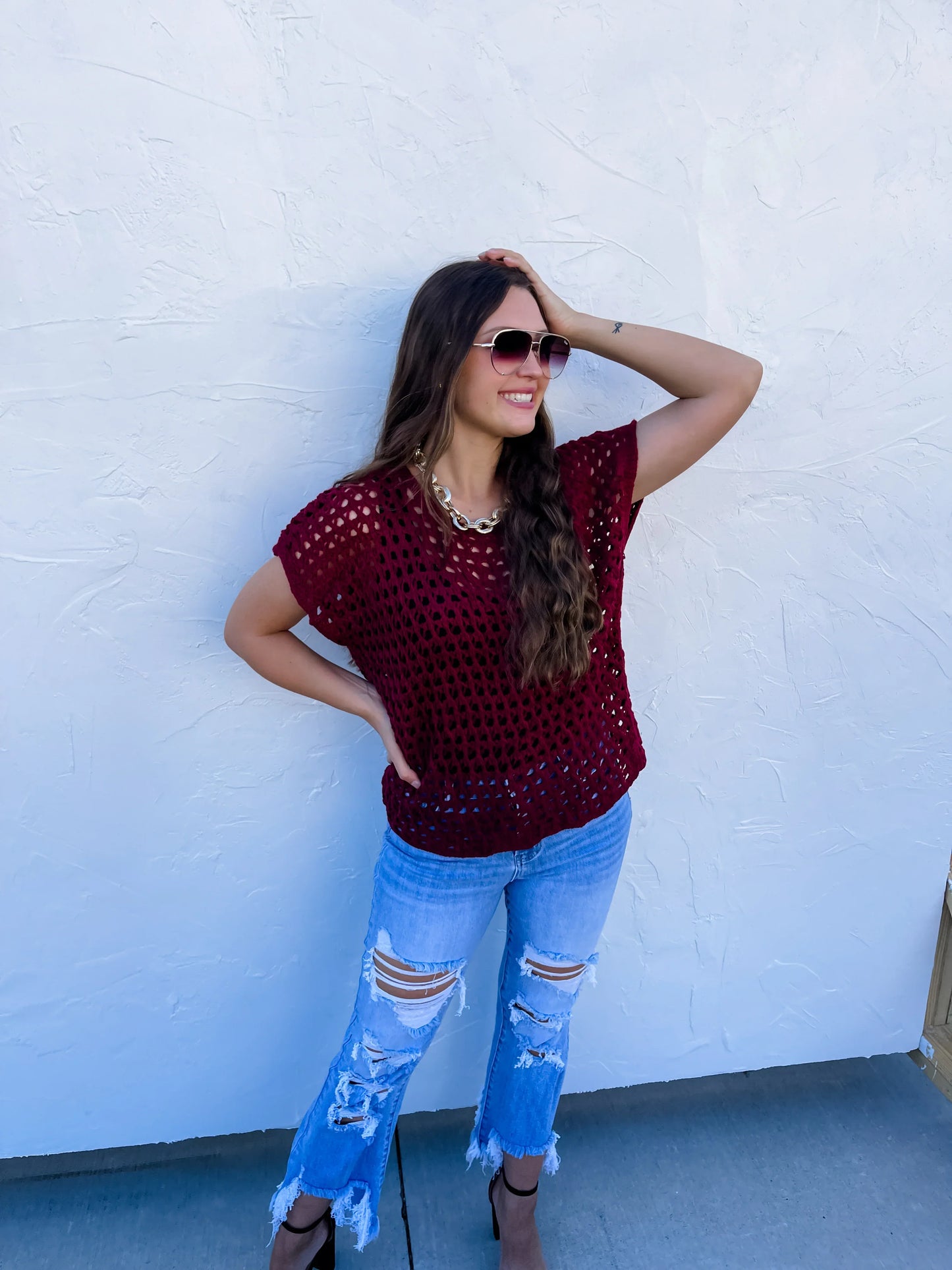 PREORDER: Flirty Girl Knit Sweater in Four Colors