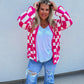 PREORDER: Beverly Checkered Cardigan in Four Colors