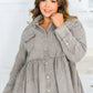 Earl Grey Button Up Long Sleeve Top