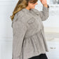 Earl Grey Button Up Long Sleeve Top