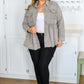 Earl Grey Button Up Long Sleeve Top