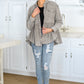 Earl Grey Button Up Long Sleeve Top
