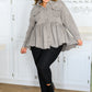 Earl Grey Button Up Long Sleeve Top