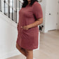 Easy Day Patch Pocket T-Shirt Dress