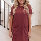 Easy Day Patch Pocket T-Shirt Dress