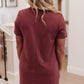 Easy Day Patch Pocket T-Shirt Dress