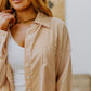 Easy On The Eyes Striped Button Up