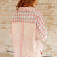 Easy to Please Plaid Color Block Top