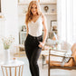 Judy Blue Ebony High Rise Tummy Control Skinny Jeans