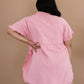 Can't Leave You Behind Tunic Dress- Pink