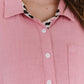 Can't Leave You Behind Tunic Dress- Pink