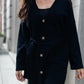 Editor Soft Trench Cardi in Black