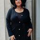 Editor Soft Trench Cardi in Black